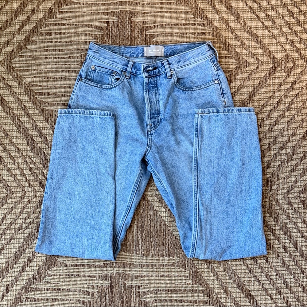 Everlane High Rise Straight Cheeky Jean